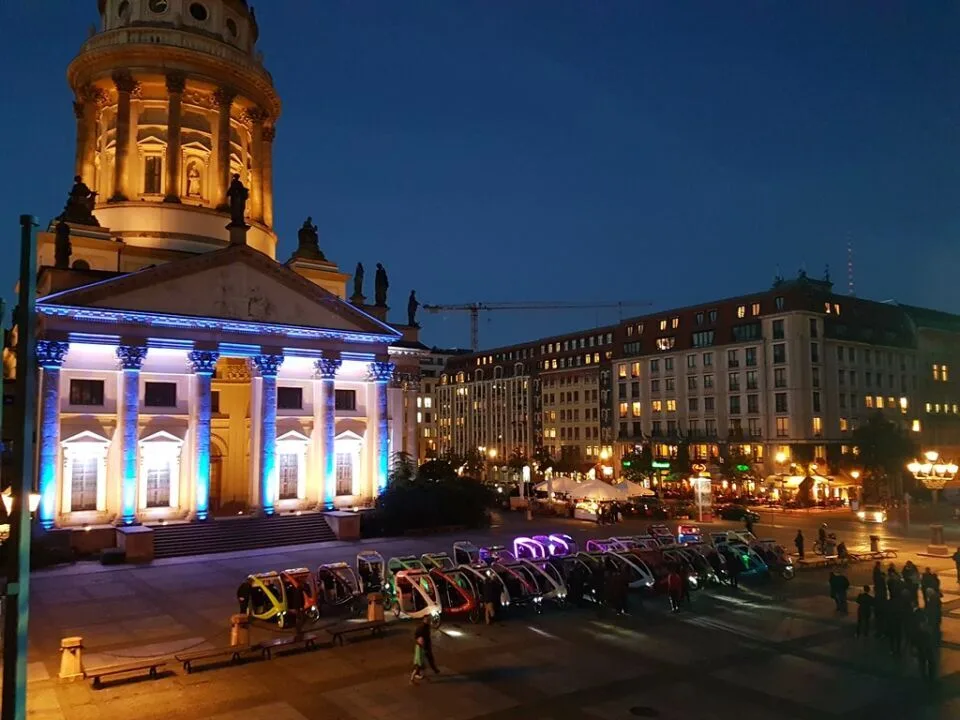 Rickshaw light tour Berlin